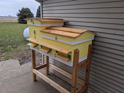 Horizontal langstroth hive | Langstroth hive, Bee keeping hives, Bee ...