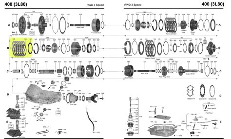 4l80e Transmission Parts Diagram | Transmission, Diagram, Chevy transmission