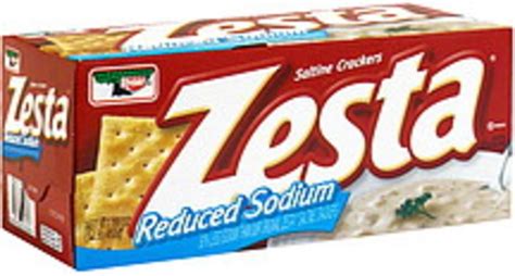 Zesta Reduced Sodium Saltine Crackers - 16 oz, Nutrition Information ...