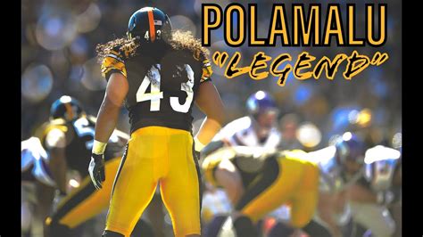 Troy Polamalu Career Highlights || "Legend" - YouTube