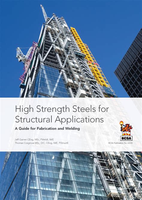 High Strength Steels for Structural Applications: A Guide for Fabrication and Welding (PDF) » BCSA