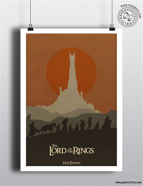 The Lord of the Rings - Minimalist Movie Poster — Posteritty | Minimalist movie poster, Poster ...