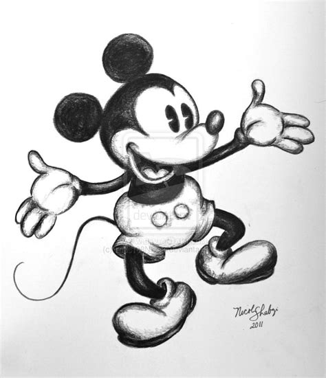 Original Mickey Mouse Drawing