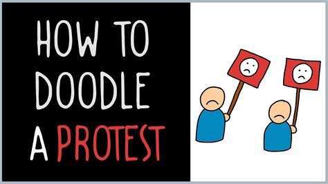 How to Draw a Protest (drawing tips) - YouTube