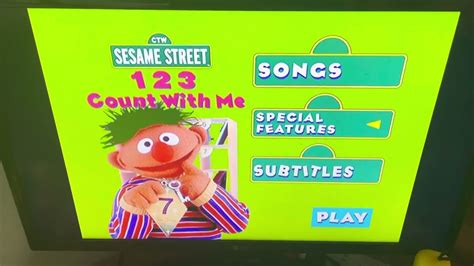 Sesame Street 123 Count With Me 1999 DVD Menu Walkthrough - YouTube