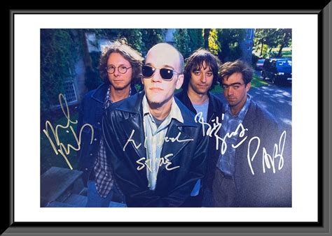 R.E.M. Band Signed Photo - Etsy