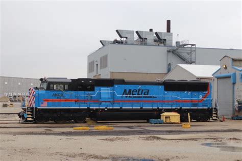 Metra SD70MACH | Metra 504 at the EMD plant in La Grange, IL… | Keith ...