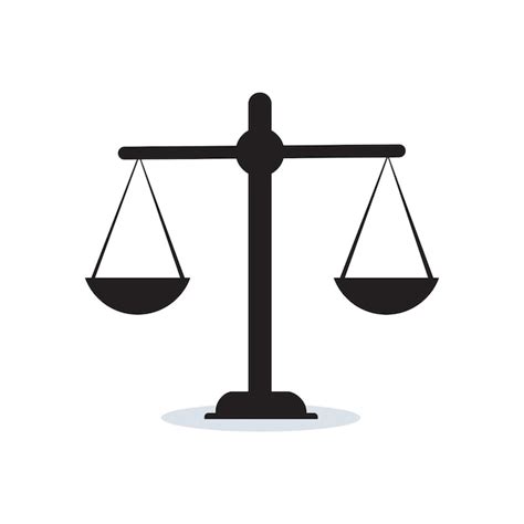 Premium Vector | Justice scale Court symbol vector illustration