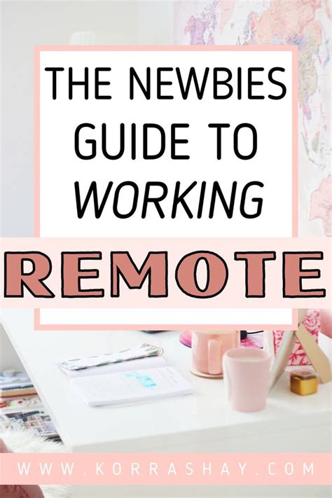 The newbies guide to working remote! Work remote tips! | Work from home ...