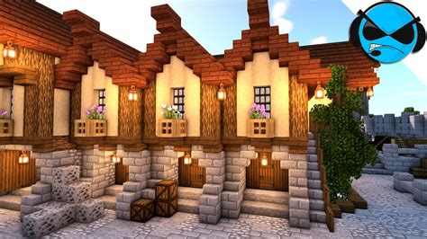 Minecraft: How to Build a Medieval Storage House (Tutorial) - YouTube