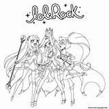 Lolirock Iris Coloring Pages sketch template