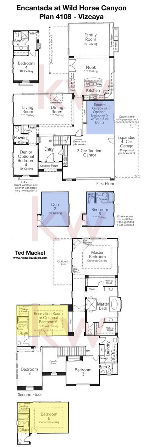 Encantada at Wild Horse Canyon Simi Valley Floor Plans