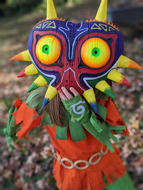 [MM] My son was Skull Kid from Majora's Mask for Halloween : r/zelda