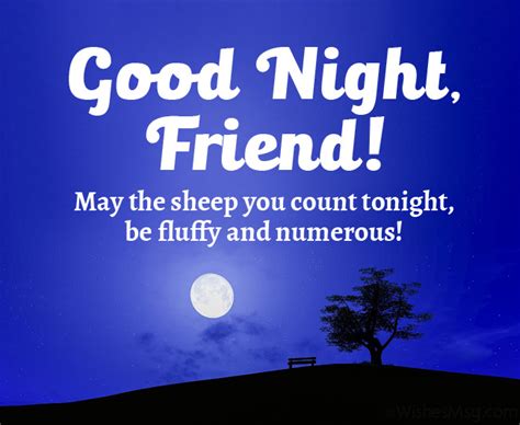 125 Good Night Messages For Friends - Wishes and Quotes