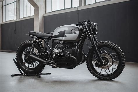 1600x900px | free download | HD wallpaper: Black, Cafe Racer, BMW R100 ...