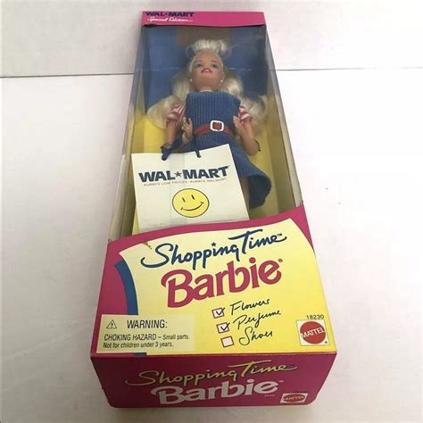 1997 Walmart Shopping Time Se Barbie Doll Nrfb - Gem