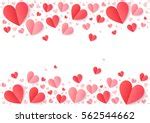 Image of Pink hearts wedding decoration confetti | Freebie.Photography