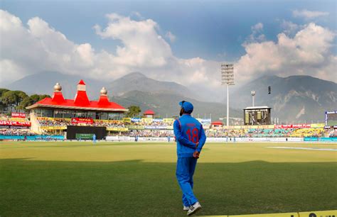 Dharamshala stadium: an architectural wonder at high altitude amid nature!