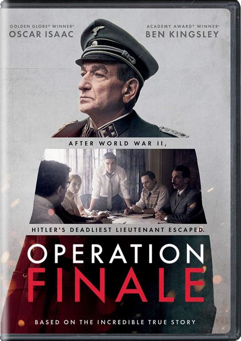 Amazon.com: Operation Finale [DVD]: Oscar Isaac, Ben Kingsley, Melanie ...