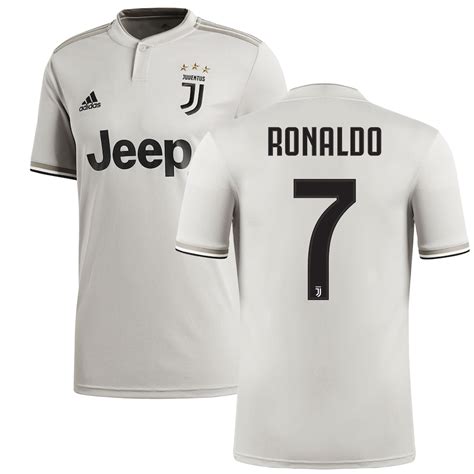 adidas Cristiano Ronaldo Juventus Youth Tan 2018/19 Replica Away Player Jersey