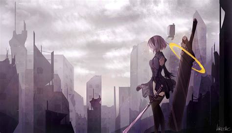 Nier Automata Background Art