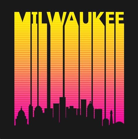 Milwaukee Skyline Silhouette : r/MilwaukeeGate