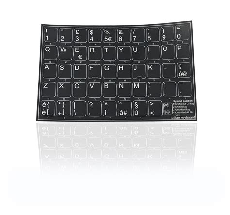 Accuratus Professional Keyboard Stickers (ITALIAN) - Non Transparent O – Ceratech Accuratus Limited