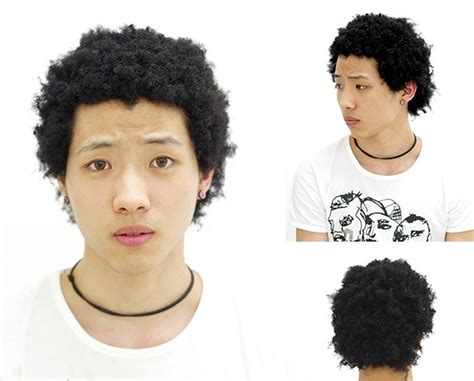 Asian Afro Perm | 2curl1comb