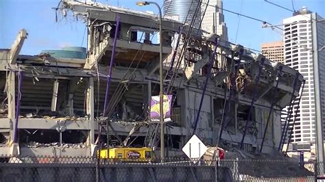 Metrodome Stadium Demolition ! Mall Of America Field Deconstruction - YouTube