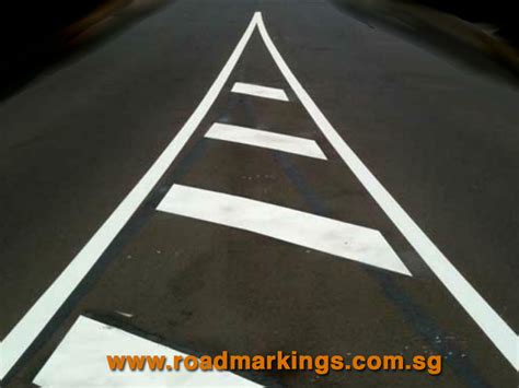 Thermoplastic Chevron Marking – Singapore Specialized Engineering Pte ltd