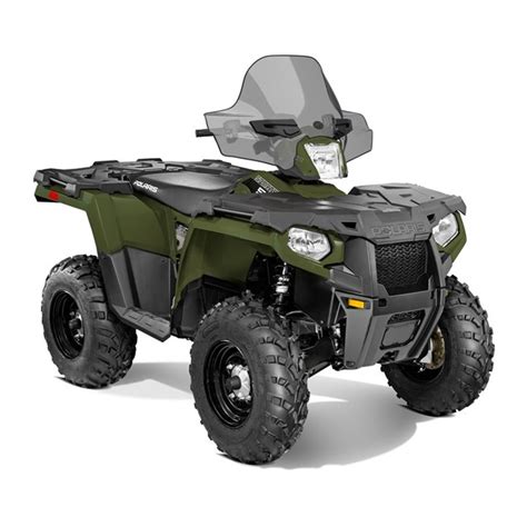 Polycarbonate 15.5 in. Windshield, Tinted - Smoke | 2020 Polaris Sportsman 570 EPS Hunter Edition