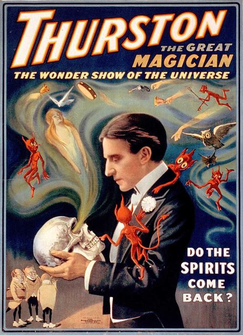 Thurston, the great magician. | Performing arts poster, The magicians, Magician art