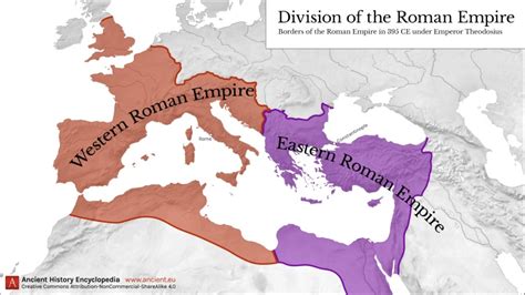 Podział Imperium Rzymskiego w 395 roku