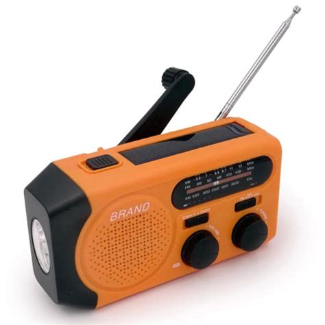 Outdoor Solar Power Hand Crank Emergency Radio - Kar Wi Electronics ...