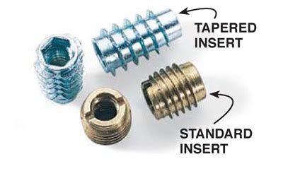 Woodworking : Installing Threaded Inserts