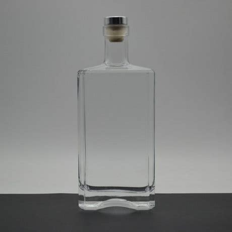 500ml Flat Glass Bottles Wholesale | Bulk Old Rum Bottle With Cork