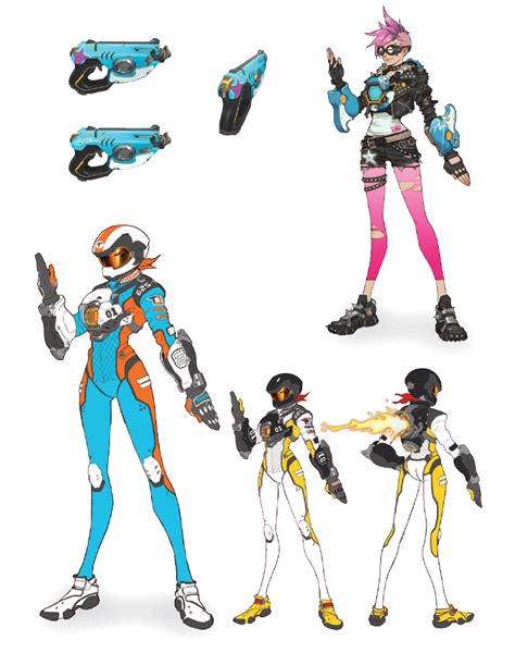 Tracer Skins Art - Overwatch Art Gallery