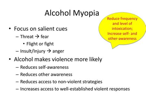 PPT - Alcohol as a Risk Factor for Aggression and Violence: Reasons and Responses PowerPoint ...