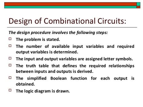 STLD-Combinational logic design