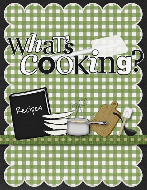 Scrapbooking Covers Design Cook Book Scrapbook Cover Pin If You Like It Books - maintech.info ...