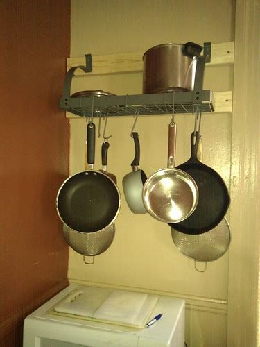 Pot Rack | Steve put up a pot rack in our kitchen. Unfortuna… | Flickr