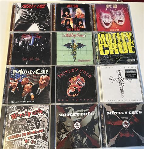 Motley Crue Album Covers