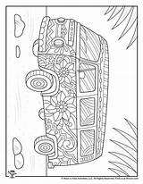 Surfer Bus Kombi Coloring  Woo Jr Kids Activities Childrens sketch template