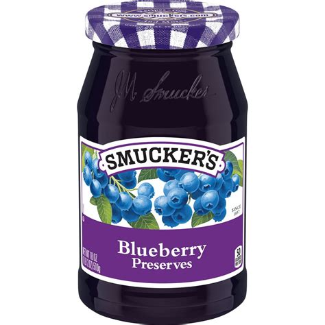 Smucker's Blueberry Preserves, 18-Ounce - Walmart.com - Walmart.com