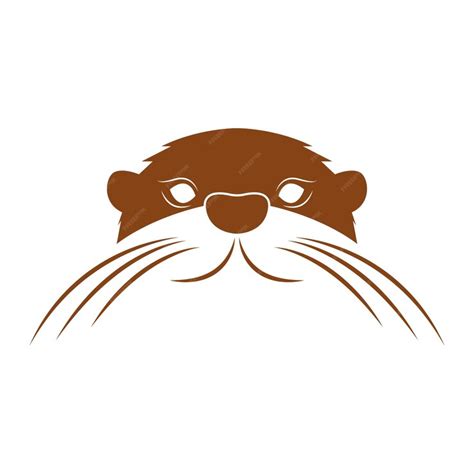 Premium Vector | Otter icon logo design