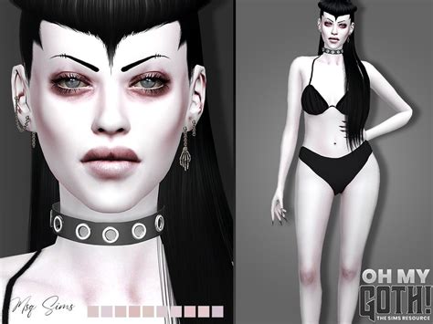 The Sims Resource - Oh My Goth - Scarlet Skin