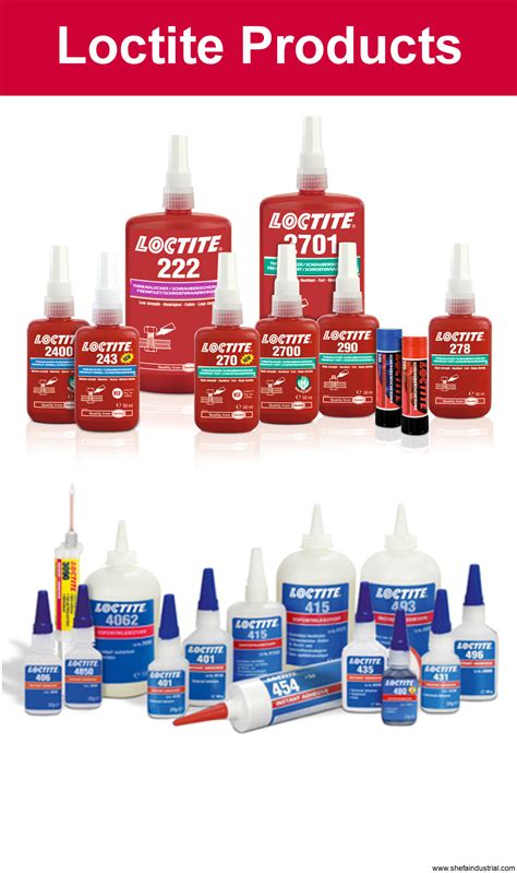 Loctite Products – Shefa Industrial Products Inc.