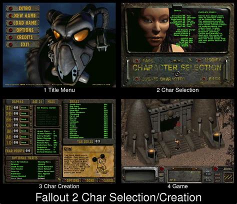 Character Creation in Fallout 2 | Made for research on GUI/I… | Flickr - Photo Sharing!