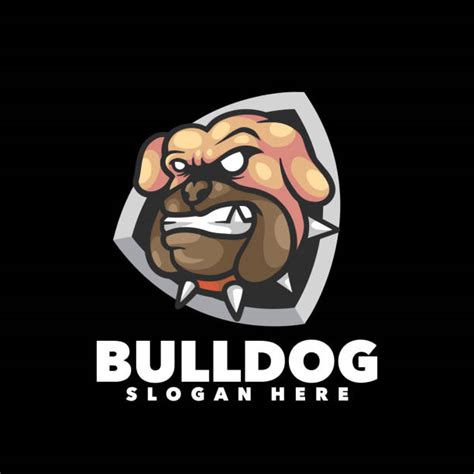 40+ Bulldog Football Logo Stock Illustrations, Royalty-Free Vector ...