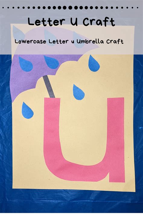 Lowercase Letter U Craft for Preschool - Home With Hollie